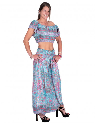 Printed Crossed Pants 2