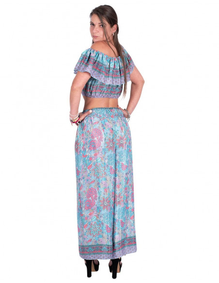 Pantaloni incrociati stampati