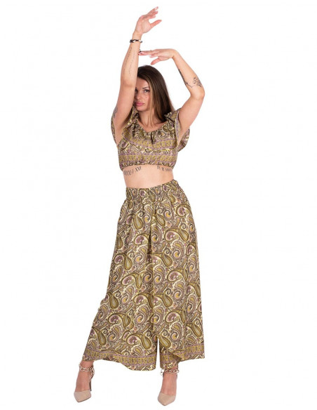 Schulterfreies Crop-Top