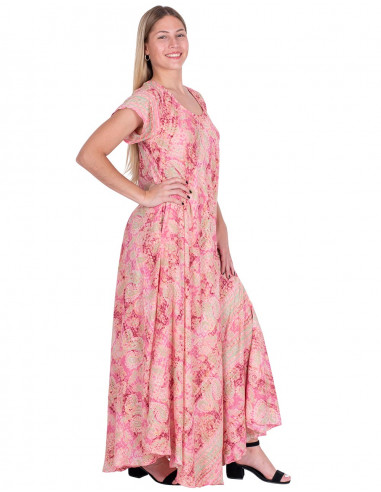 Robe Grande Taille Rose