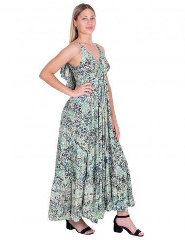 Robe longue dos nu
