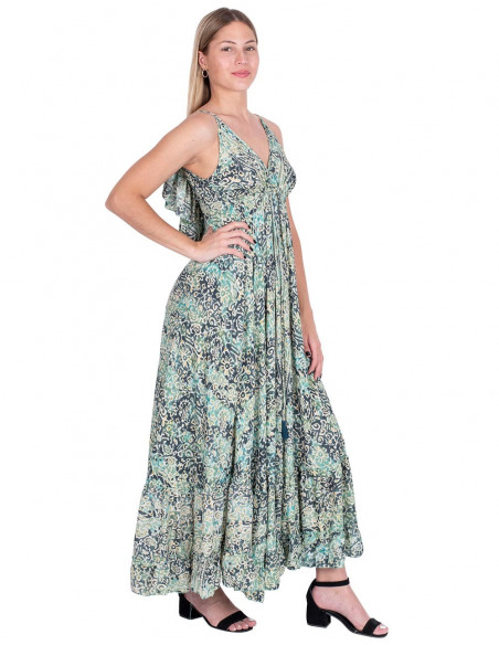 Long Low Back Dress