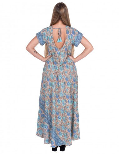 Vestido Flores Tamanho Grande