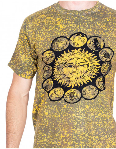 camiseta-etnica-dibujo-estampado-amarilla
