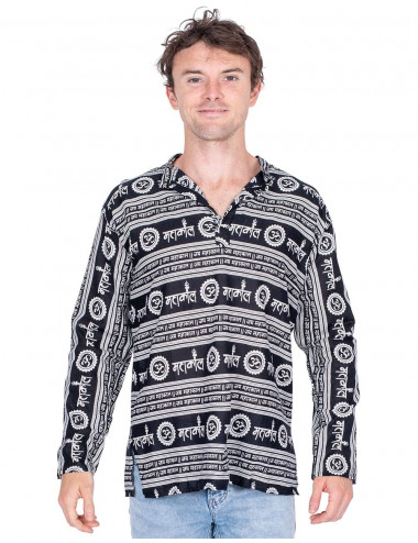 Camicia Kurta nera 2
