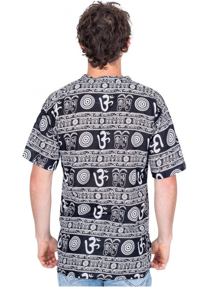 Om Symbol Black Shirt