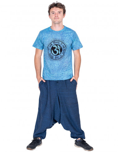 pantalon-afgano-azul-algodon-rustico 2