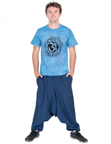 Saruel blaue Hose