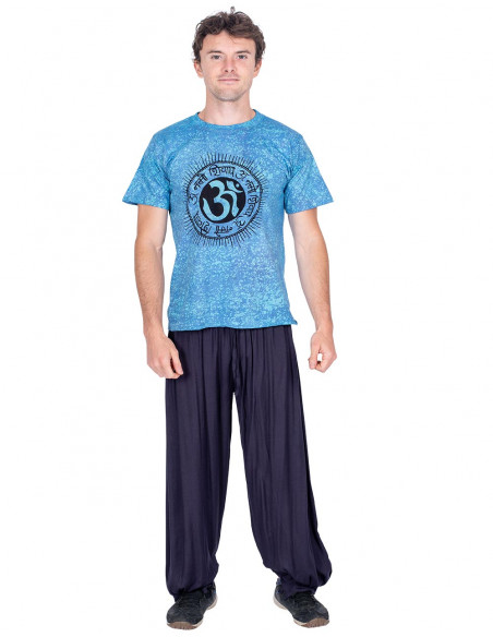 Pantalon Bombacho Azul - Tienda Hippie