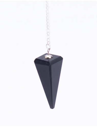 Pendel aus schwarzem Onyx