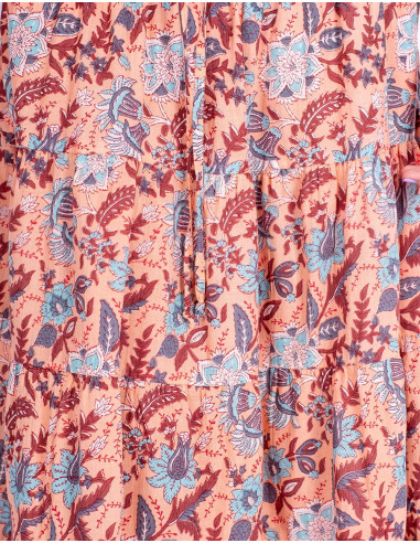 falda-larga-salmon-estampada-hippie