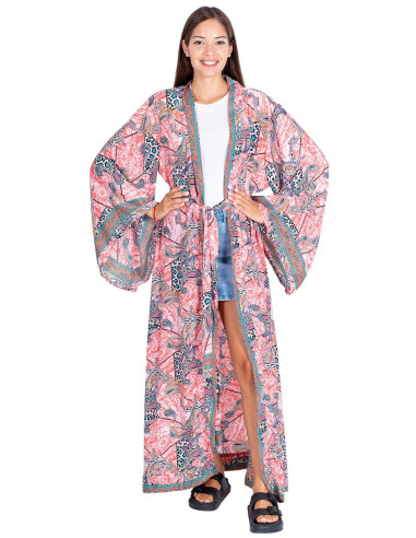 Kimono lungo stampato
