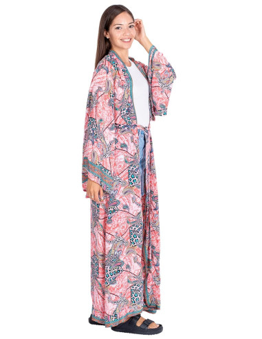 Langer bedruckter Kimono