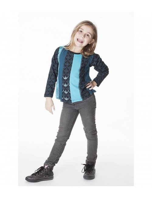 patchwork-lignes-t-shirt-fille