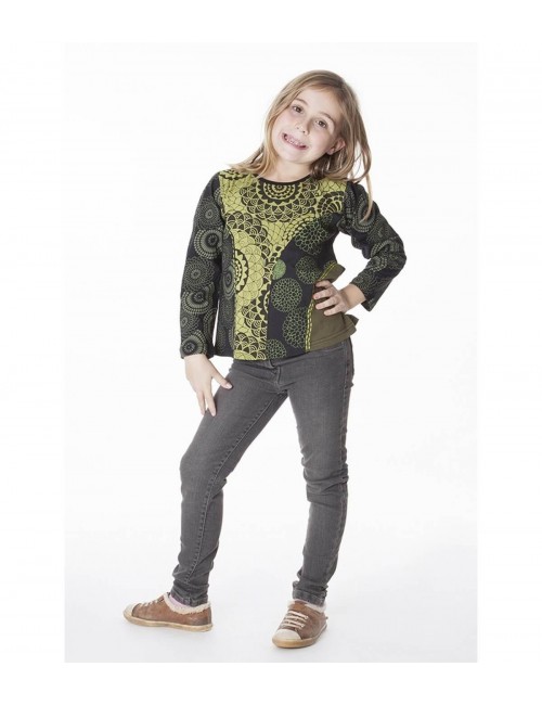 camiseta-verde-desigual-niña