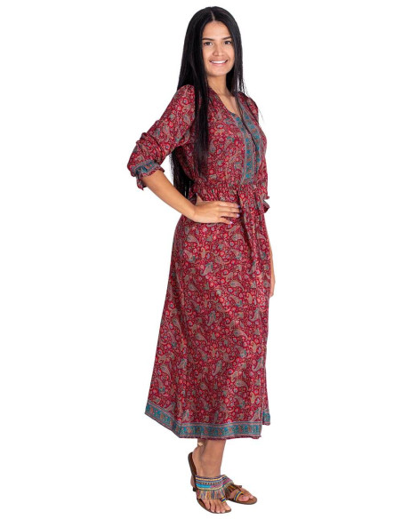 Printed Midi Dress