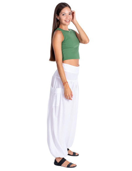 White Cotton Bloomers