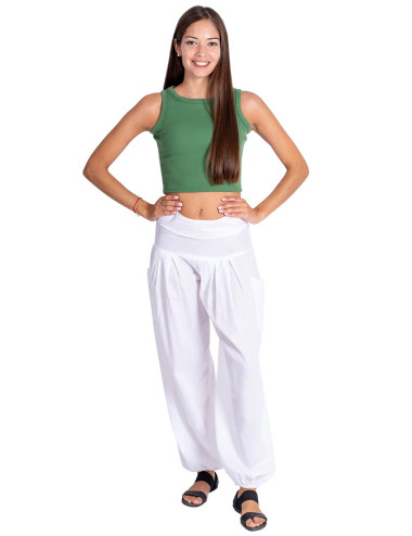 Bloomers de algodão branco 2