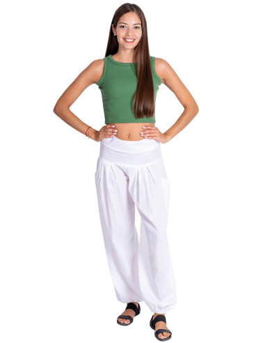 White Cotton Bloomers