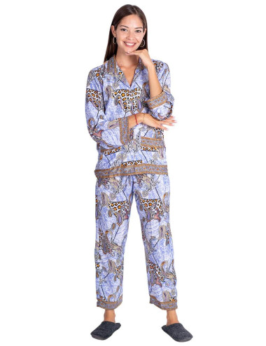 Seidenpyjama für Damen 2