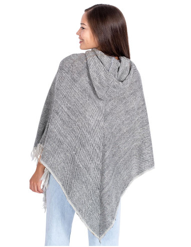 Soft Gray Poncho