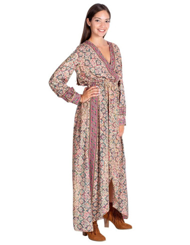 vestido-largo-boho-mujer-otoño-beige