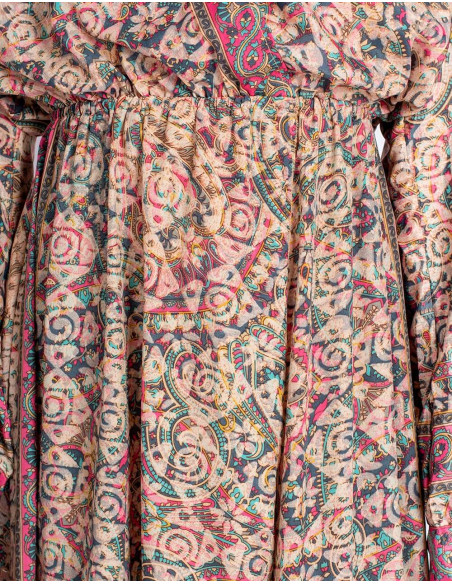 Vestido Longo Estampado