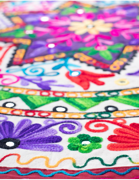 Nappe ronde étoile florale