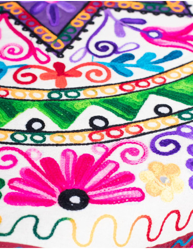 Tovaglia rotonda con stella floreale