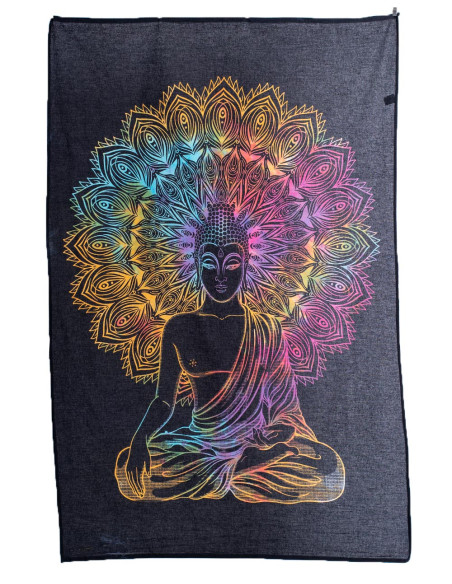 Trouvez la tranquillité à la maison : tapisserie exclusive de Bouddha tie-dye