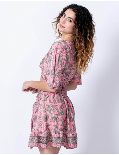conjunto-falda-y-top-seda-estampada-rosa 2