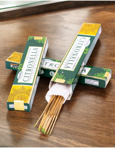 Incenso de citronela da marca Deepika