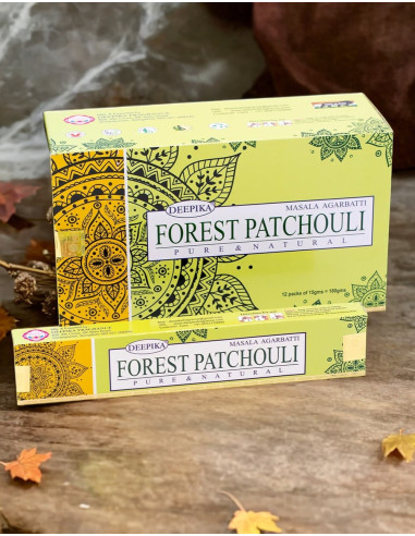 Incenso Floresta Patchouli Deepika Marca