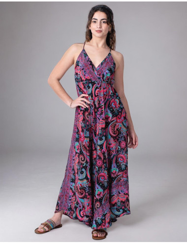 Vestido Longo de Seda com... 2