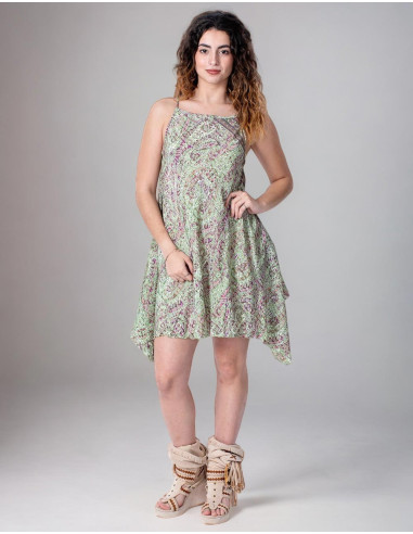 Robe Desigual en soie en vert