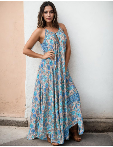 Robe longue et large en...