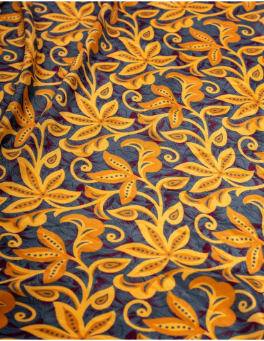 Robe longue dos nu en soie fraîche