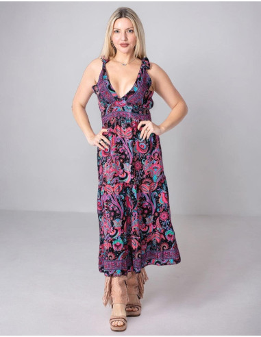 Summer Dress with Tie Straps