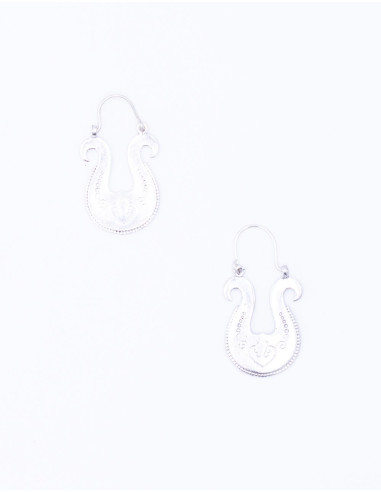 Handgefertigte Ohrringe in Form einer Handharfe...