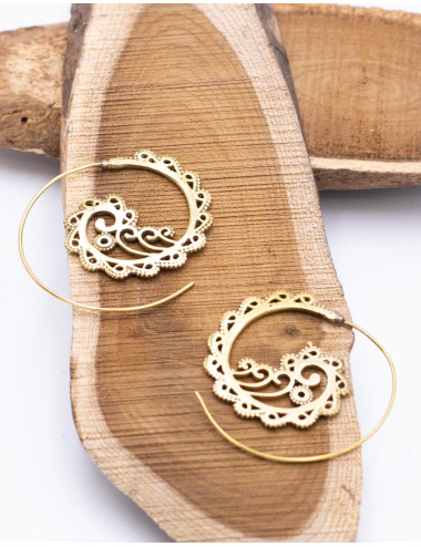 Circular Earrings with...