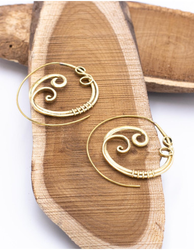 Boho Circle Earrings