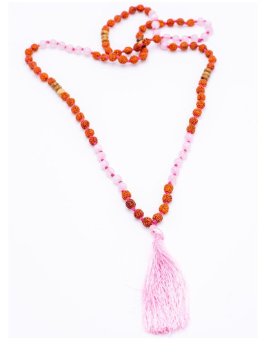 Japa Mala Rosenquarz und... 2