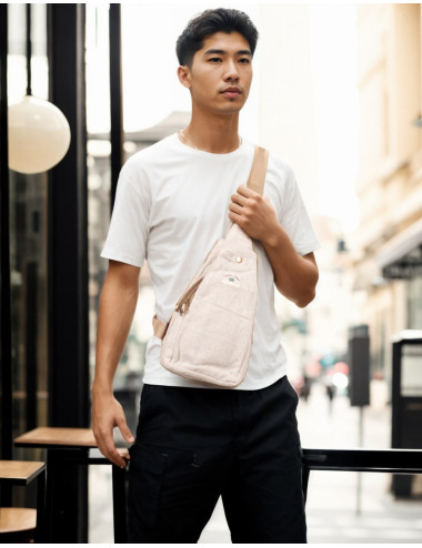 Zaino stile marsupio in canapa 2