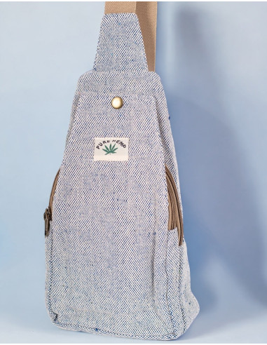 Mochila estilo pochete de cânhamo