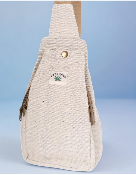 Hemp fanny pack style backpack
