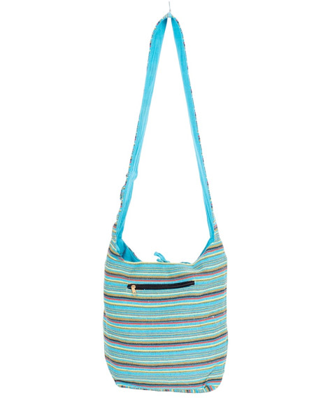 Borsa a tracolla stile hippie a righe - Colori vivaci e spirito bohémien