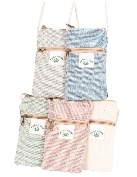 Bolsa de ombro para celular de cânhamo: estilo e sustentabilidade