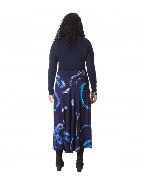 gonna-grandi-dimensioni-irregolare-blu-inverno-schiena