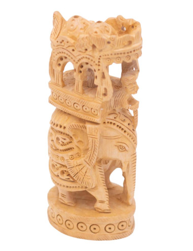 estatua-tallada-a-mano-elefante-altar 2