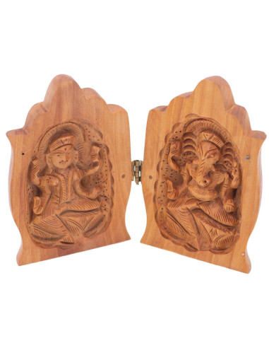 Statue von Hamsa-Händen mit Ganesha und Lakshmi...